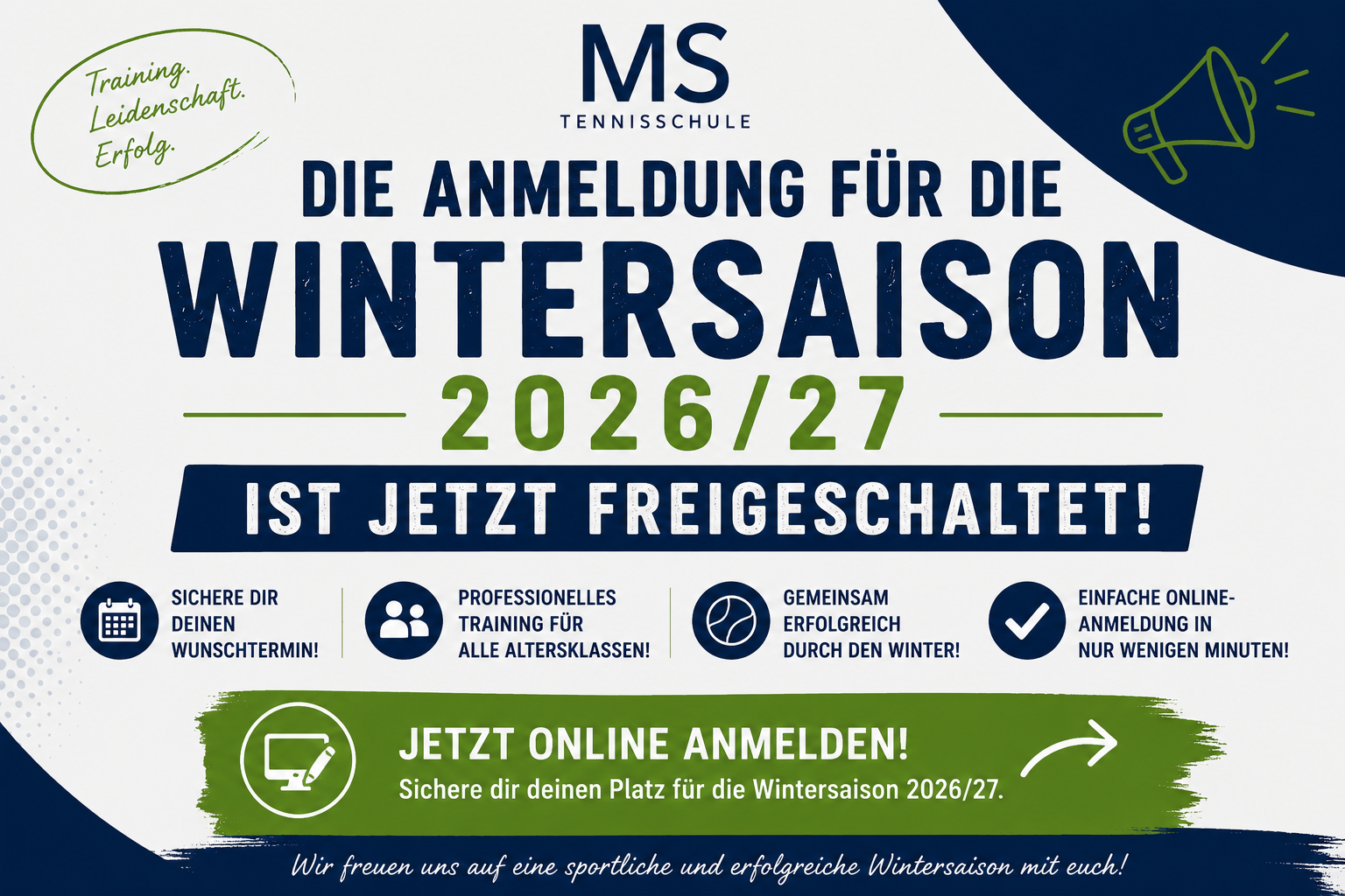 Anmeldung Winter 26/27